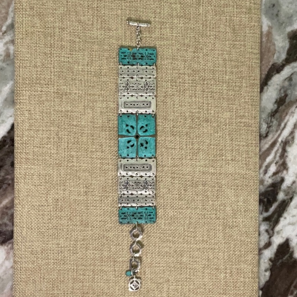 Silpada Retired Sterling Silver and Brass Bracelet